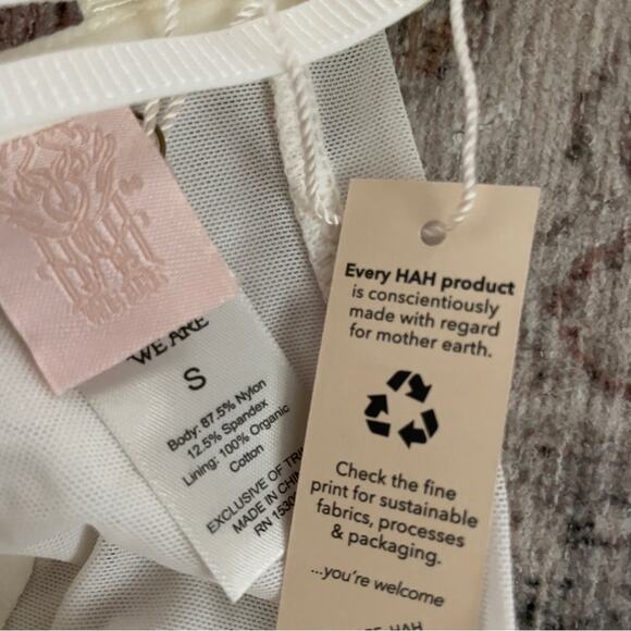 We Are HAH Hot As Hell Free People Back Off Bodysuit Small New - Picture 11 of 11